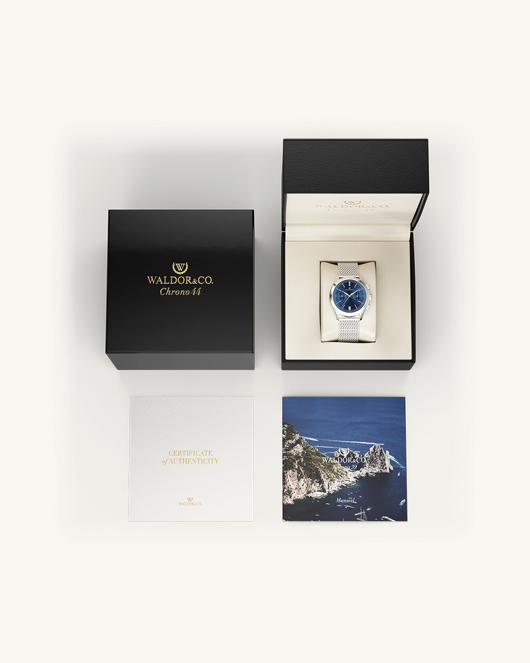 りお様④　オーダー Chrono 44 Sardinia | Waldor & Co. Watches – WALDOR & CO.