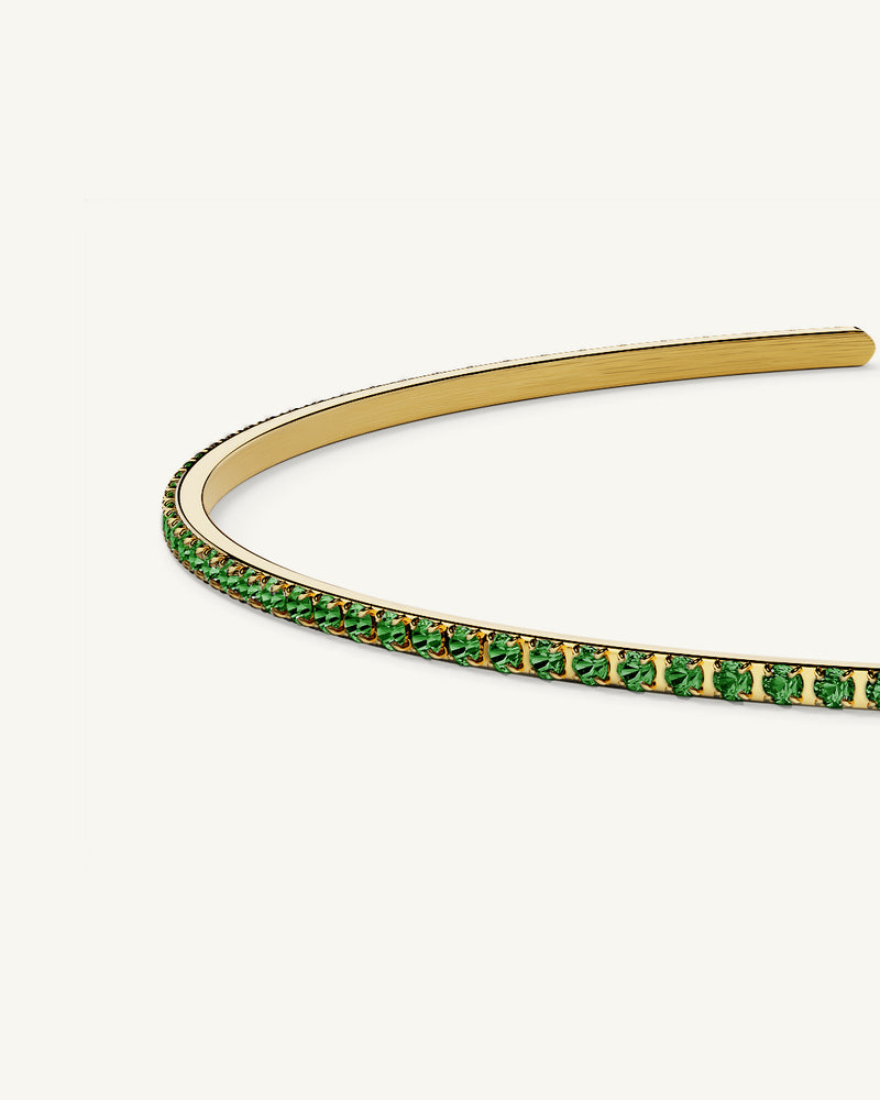 A Bangle in 14k gold-plated 316L stainless steel from Waldor & Co. One size. The model is Dulcet Bangle Polished.
